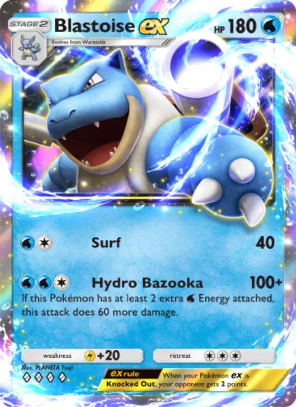 Card image of Blastoise ex