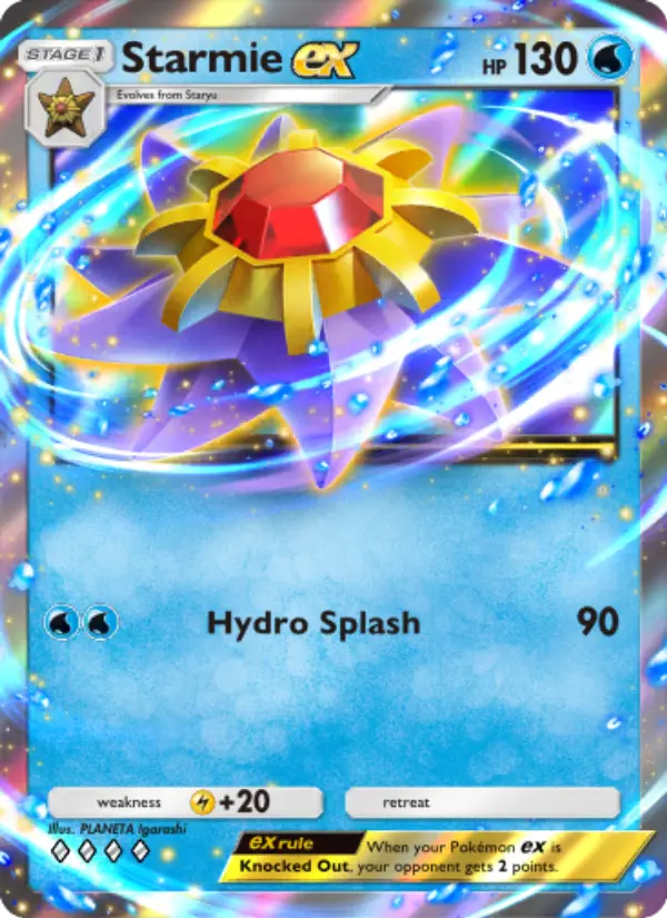Card image of Starmie ex