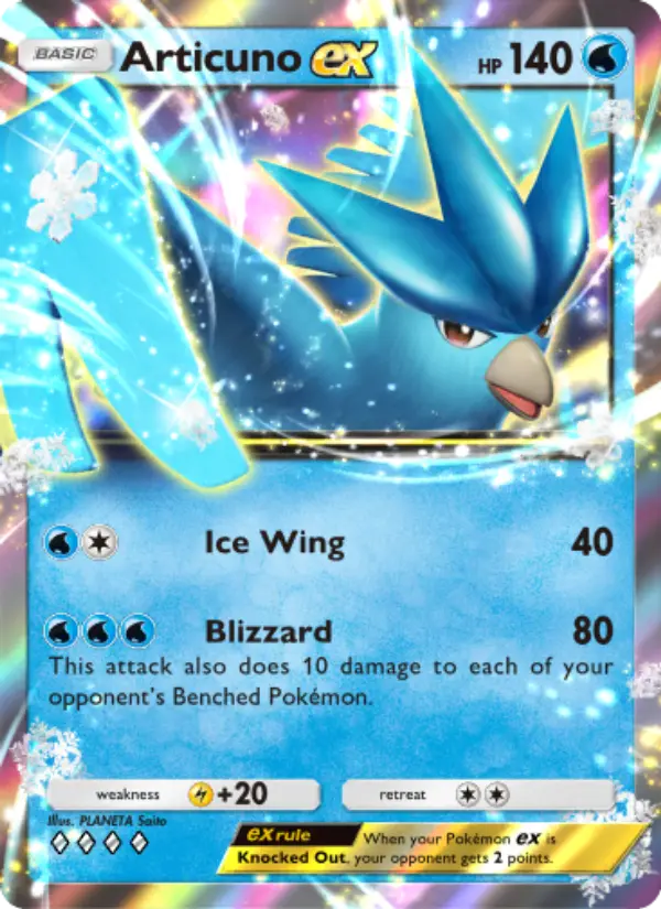 Card image of Articuno ex