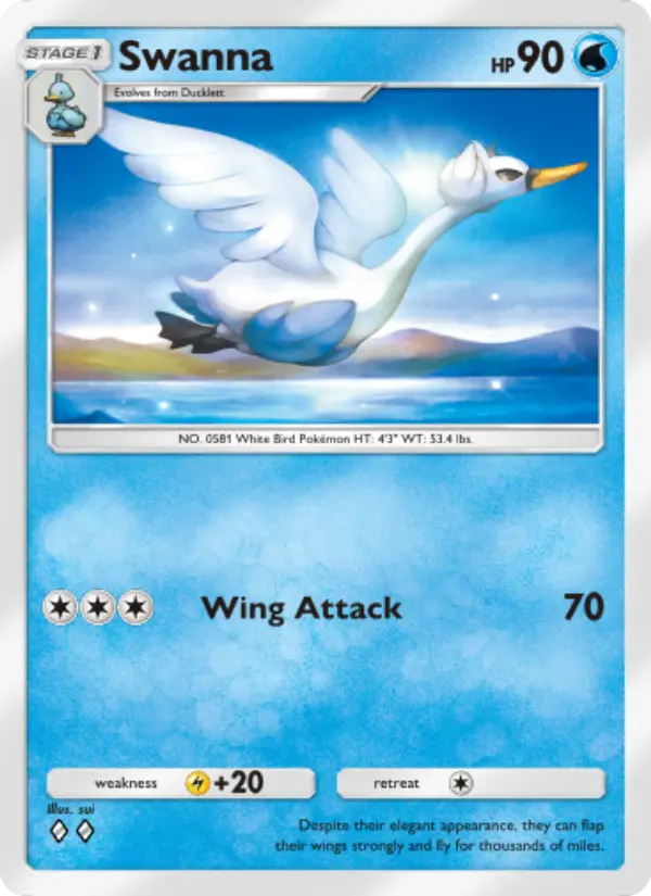 Card image of Swanna