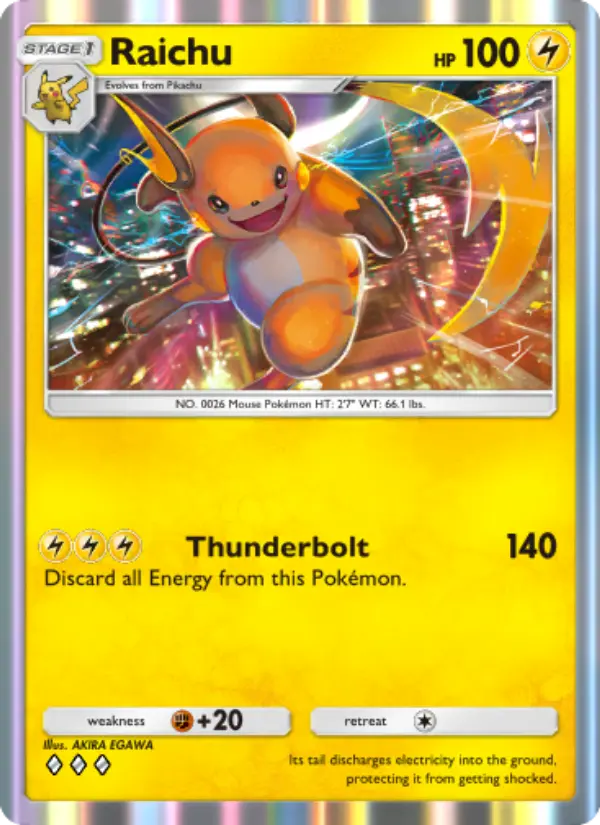 Card image of Raichu