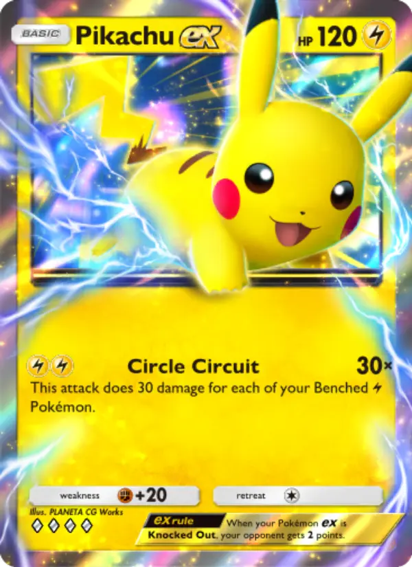 Card image of Pikachu ex