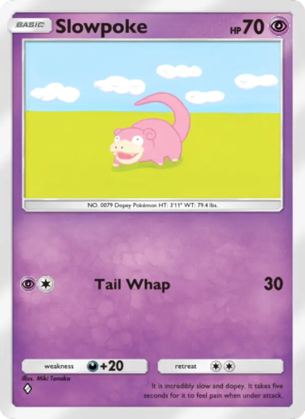 Card image of Slowpoke