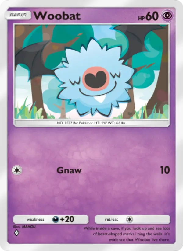 Card image of Woobat
