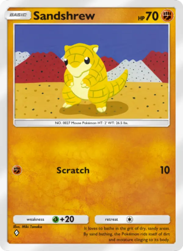 Card image of Sandshrew