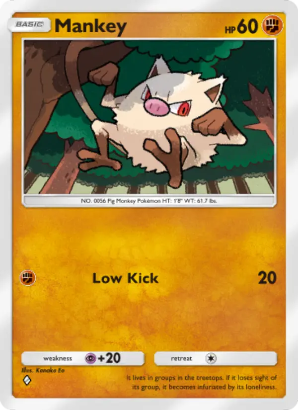 Card image of Mankey