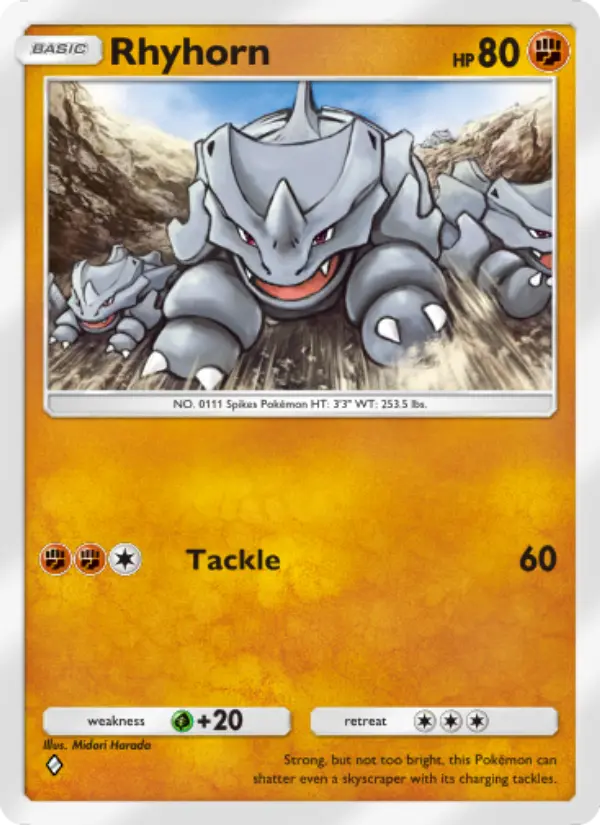 Card image of Rhyhorn