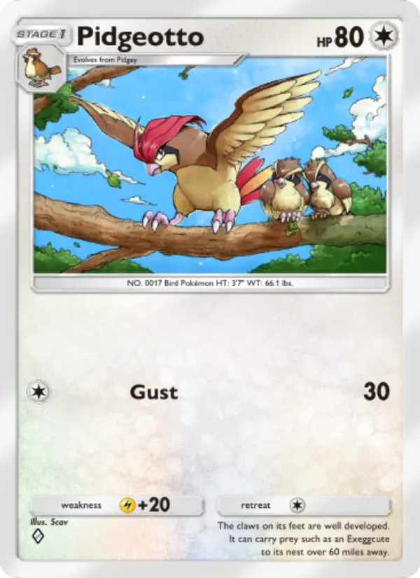 Card image of Pidgeotto