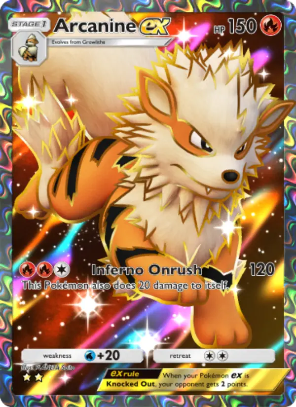 Card image of Arcanine ex