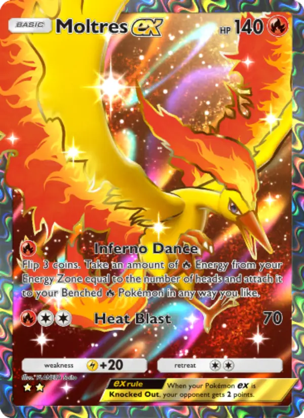 Card image of Moltres ex