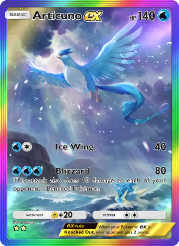 Card image of Articuno ex