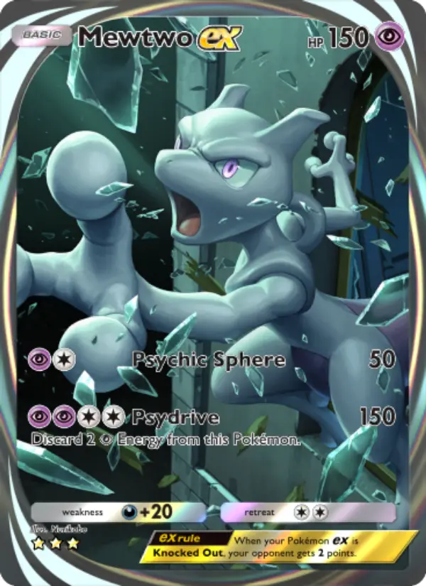 Card image of Mewtwo ex