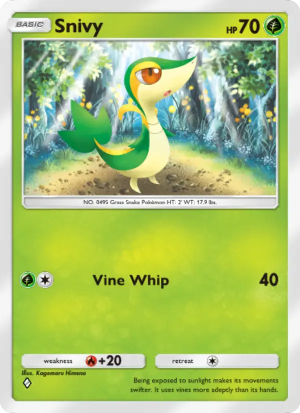 Card image of Snivy