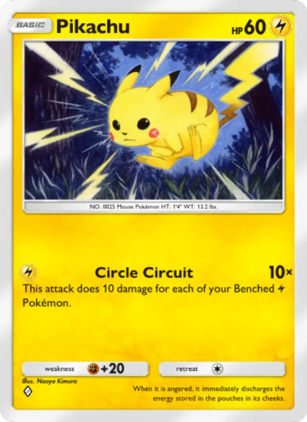 Card image of Pikachu