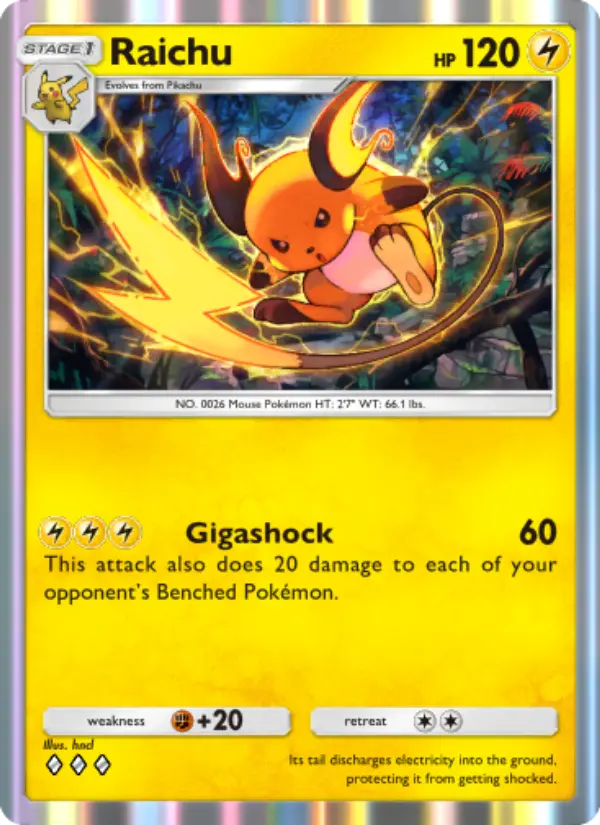 Card image of Raichu