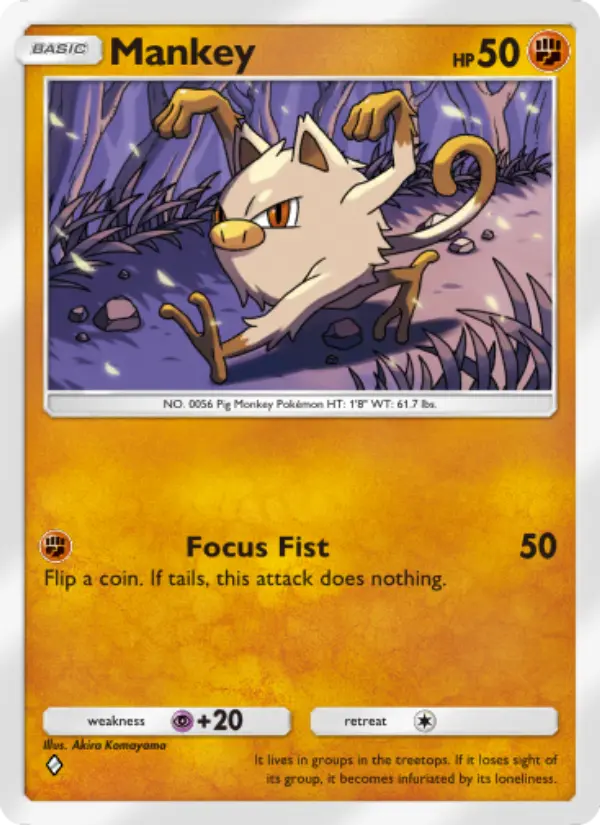 Card image of Mankey