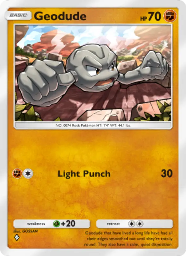 Card image of Geodude