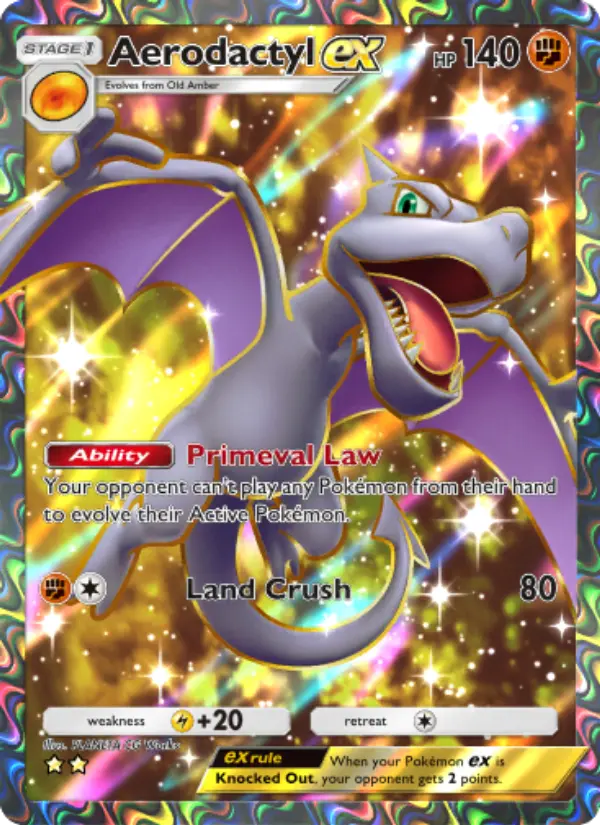 Card image of Aerodactyl ex