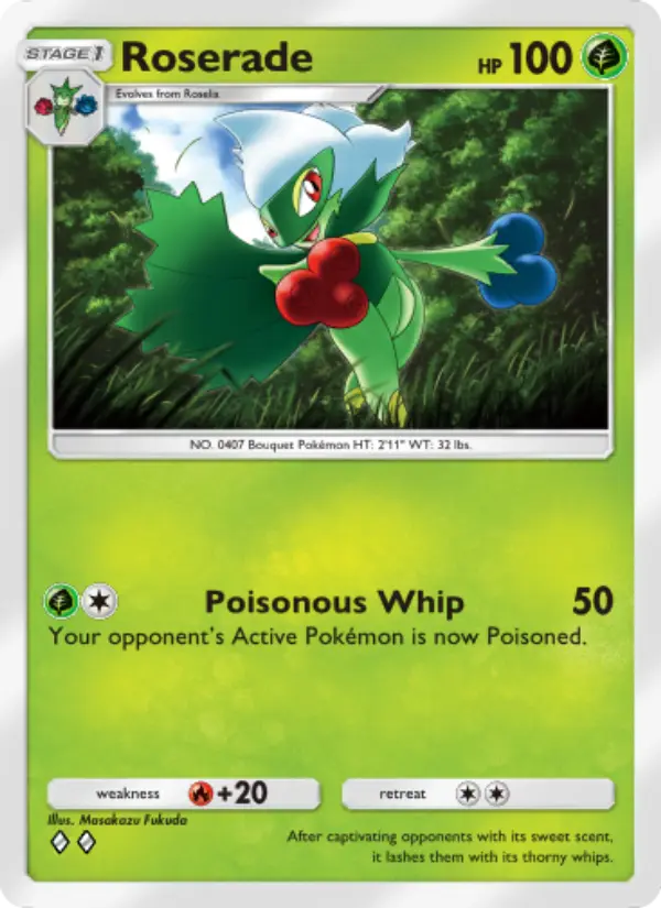 Card image of Roserade