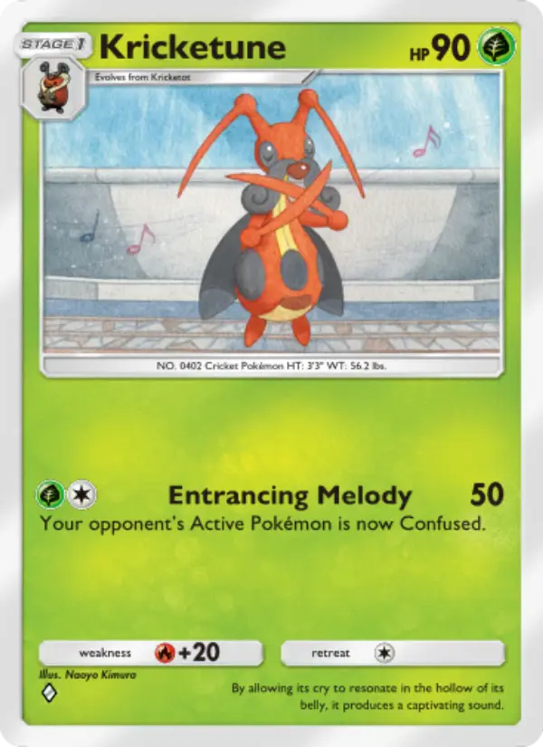 Card image of Kricketune