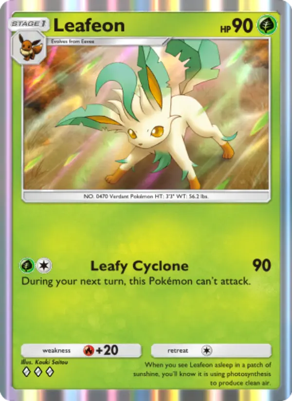 Card image of Leafeon