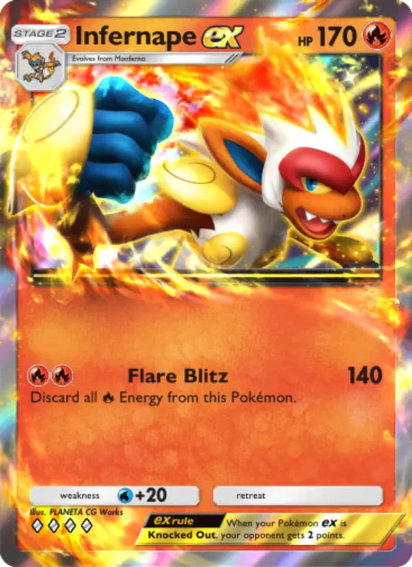 Card image of Infernape ex