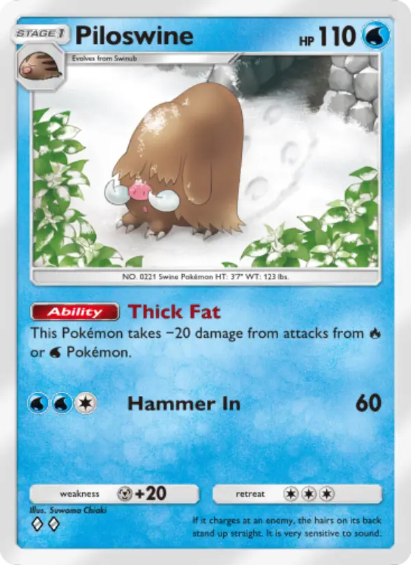 Card image of Piloswine