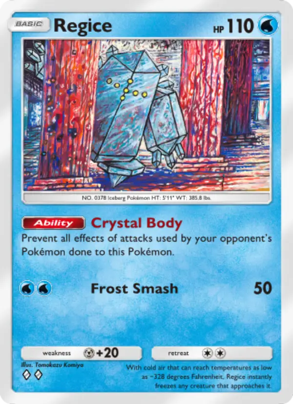 Card image of Regice