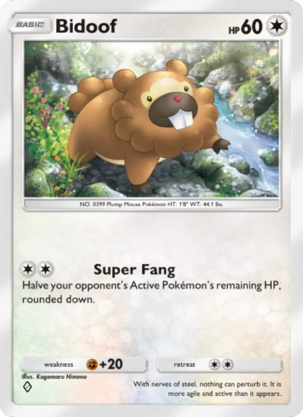 Card image of Bidoof