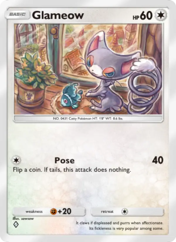 Card image of Glameow