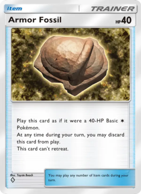 Card image of Armor Fossil