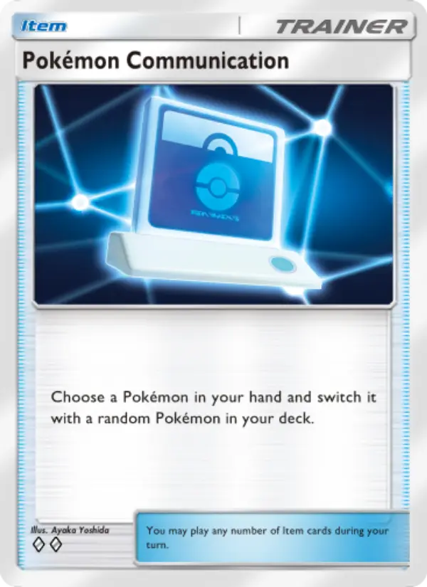 Card image of Pokémon Communication