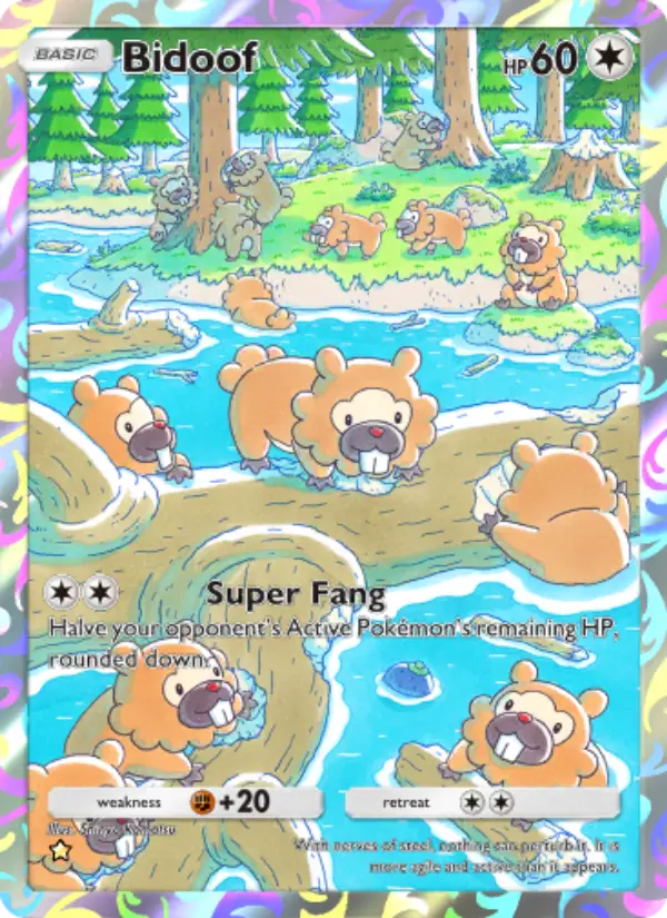 Card image of Bidoof