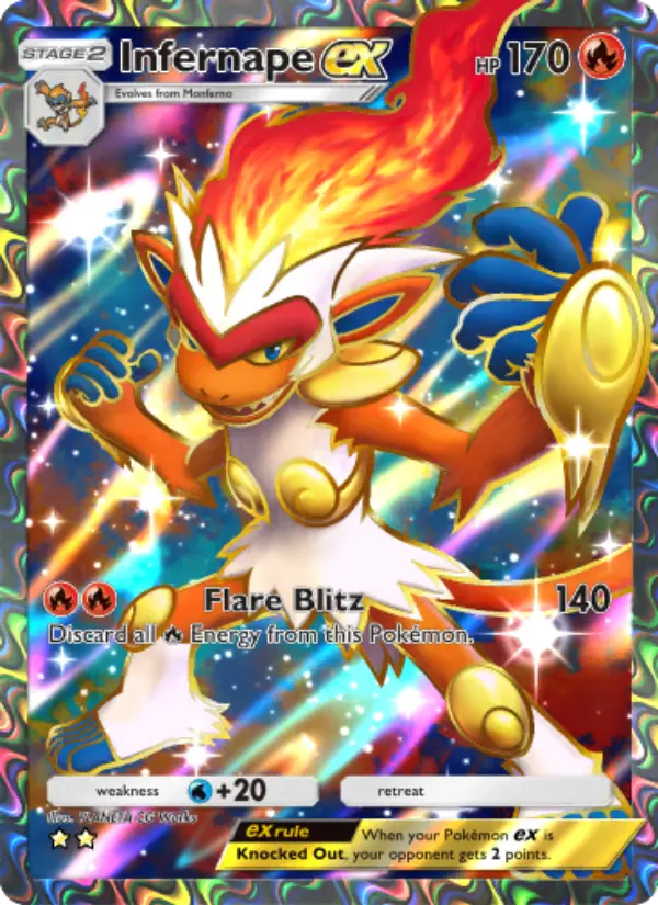 Card image of Infernape ex