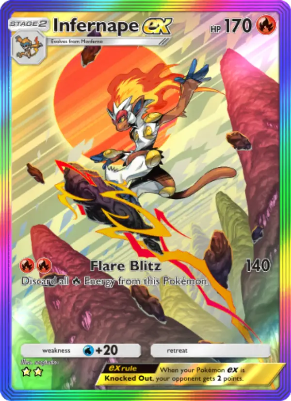 Card image of Infernape ex