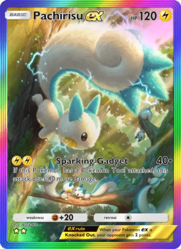 Card image of Pachirisu ex