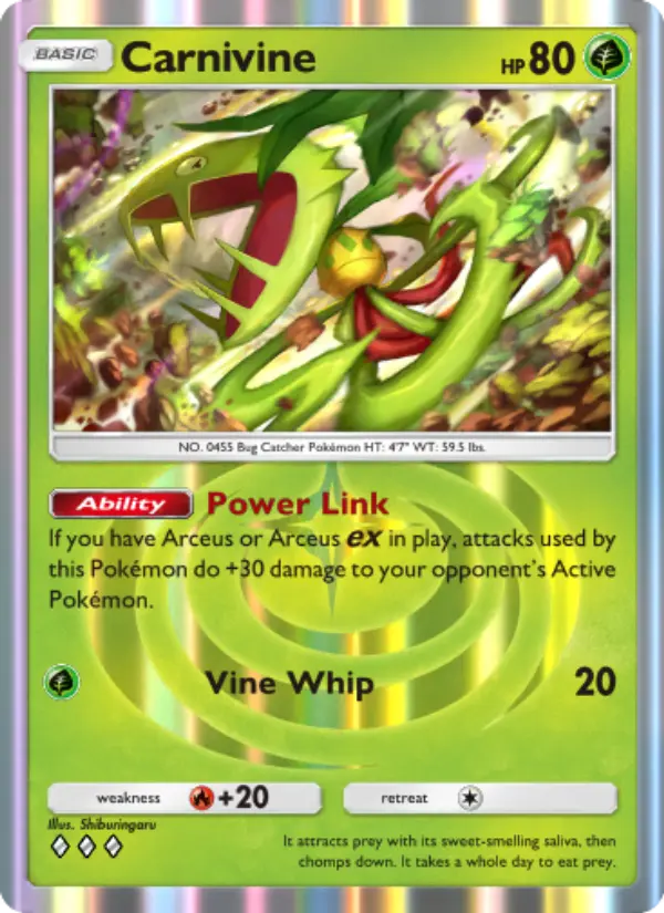 Card image of Carnivine