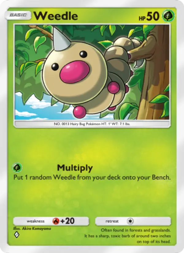 Card image of Weedle