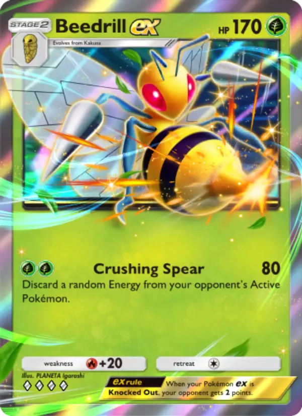 Card image of Beedrill ex