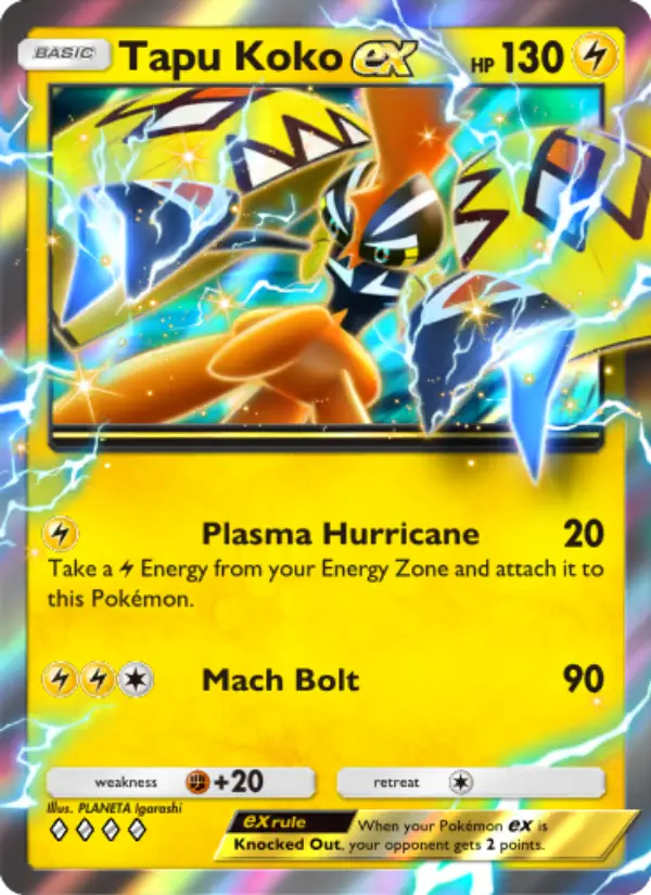 Card image of Tapu Koko ex
