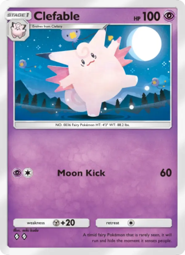 Card image of Clefable