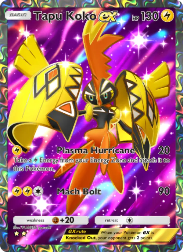 Card image of Tapu Koko ex