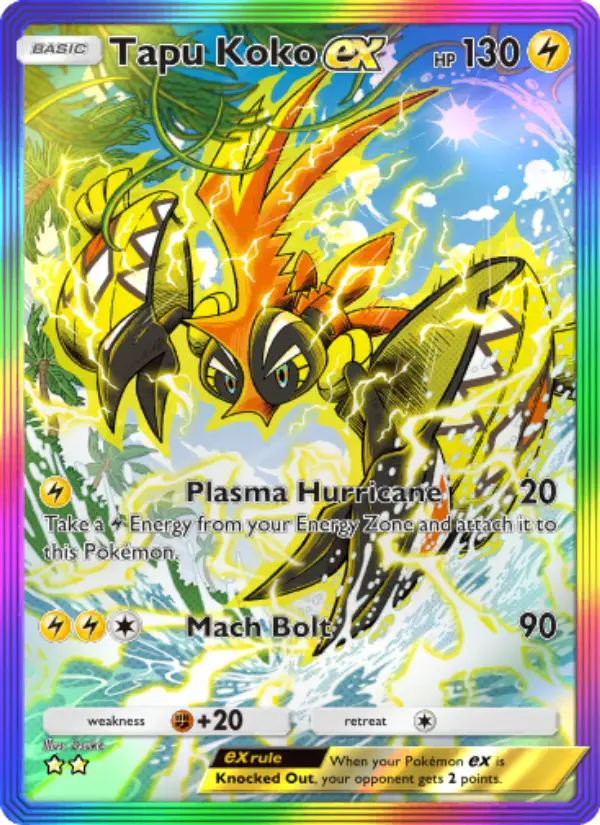 Card image of Tapu Koko ex