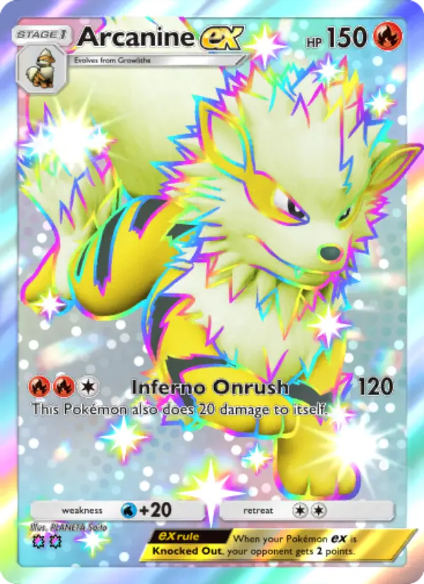 Card image of Arcanine ex