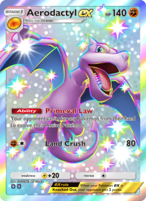 Card image of Aerodactyl ex