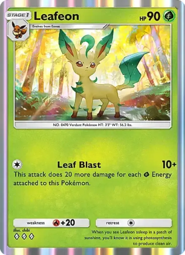 Card image of Leafeon
