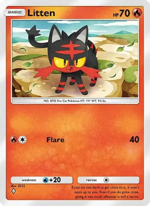 Card image of Litten