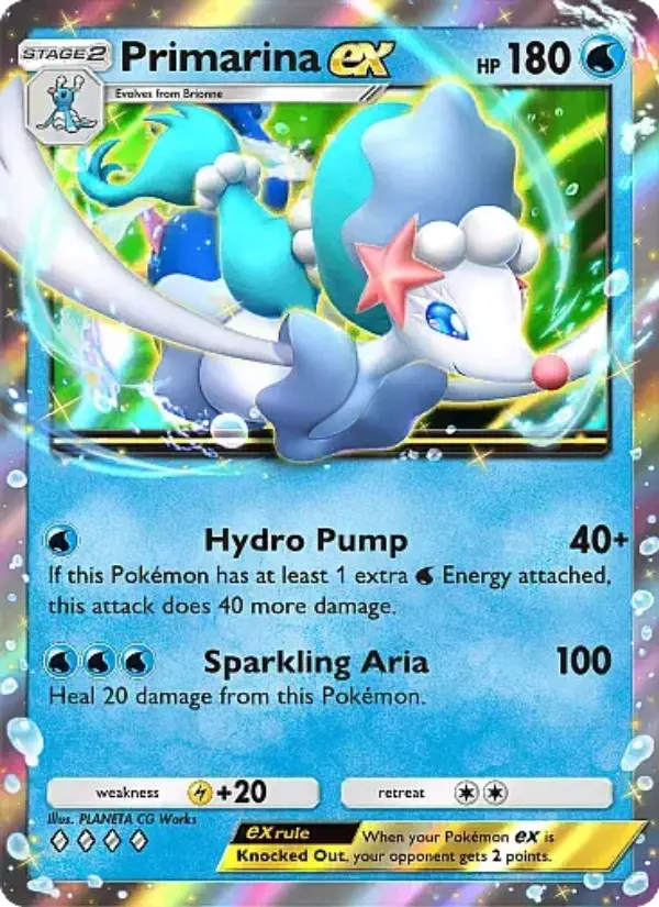 Card image of Primarina ex