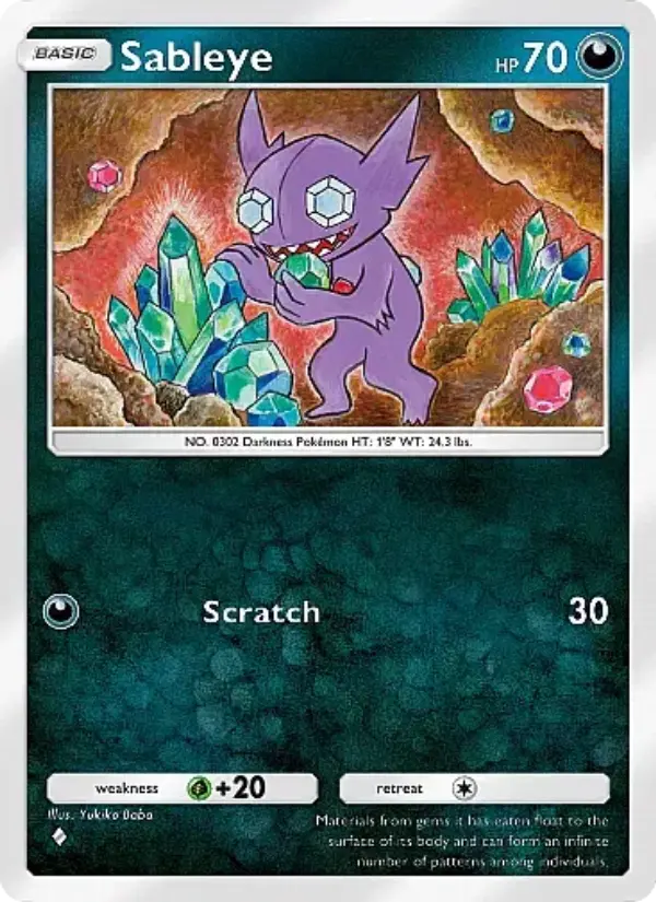 Card image of Sableye