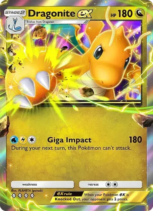 Card image of Dragonite ex